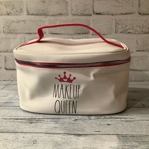 Rae Dunn MakeUp Queen Cosmetic Bag